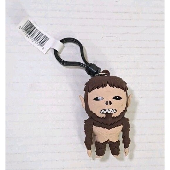 Attack on Titan Monogram Anime  Series 3 Beast Titan Bag Clip Keychain New Open - Picture 1 of 2